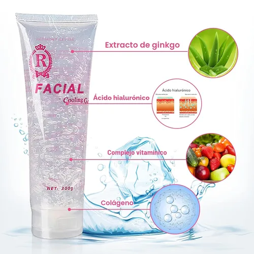 Vista 4 de Gel de enfriamiento de 10.1 fl oz para dispositivo de depilación láser y máquina de cuidado de la piel corporal facial de radiofrecuencia