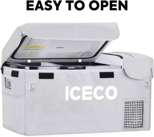 Vista 9 de ICECO Funda protectora aislada para GO20 de 21 cuartos de galón, bolsa de tránsito aislada, portátil, refrigerador, congelador, nevera, 12 voltios