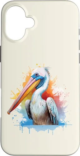 Vista 23 de iPhone 12/12 Pro Pelican Retrato de acuarela - Estuche para amantes de la naturaleza