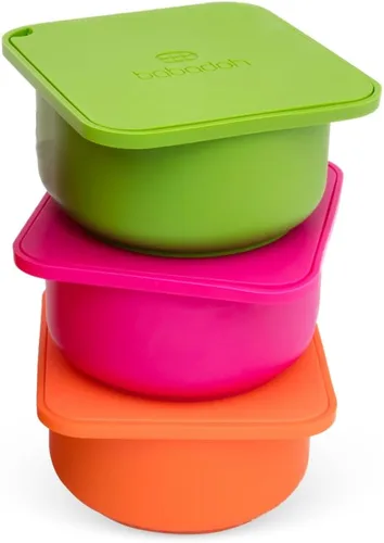 Vista 13 de Babadoh Accesorios para hacer pizza Recipientes a prueba de masa de pizza con tapas Juego de 3 Color de masa Tamaño original