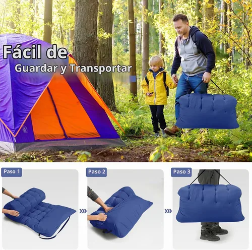 Vista 3 de Fragess - Cunas plegables de camping para adultos, cuna de 28" extra amplia con colchón removible, carga máxima de 600LBS, cunas para dormir