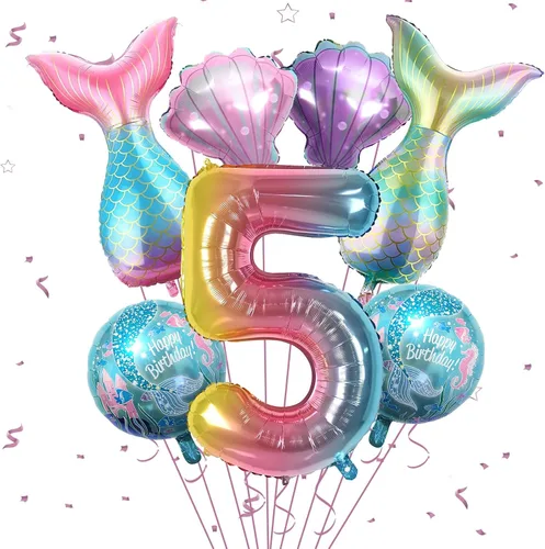 Vista 14 de Sowide Globo de mariposa para decoraciones de tercer cumpleaños, globos de mariposa, globos de mariposa rosa degradada, globo de Mylar