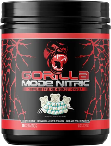 Vista 14 de Gorilla Mode Nitric mejorado sin estimulantes antes del entrenamiento – Mejor sabor y más eficaz sin estimulantes antes del entrenamiento/bomba