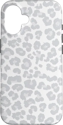 Vista 32 de Blanco Gris Guepardo Estampado De Leopardo Animal Skin Lindo Moda Caso Para iPhone 17