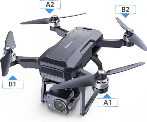 Vista 5 de Bwine F7GB2 Pro Drone Original Hélices Reemplazo 4 Pcs - Negro