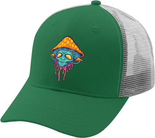 Vista 2 de devor Gorra de béisbol con diseño de hongos mágicos para papá, sombreros para hombres, con gráficos y ajustables