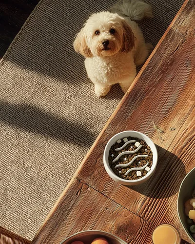 Vista 2 de Cuencos de cerámica para perros pequeños, comedero lento para perros pequeños, comedero lento para perros de 0.6 tazas para comer rápido, cuenco