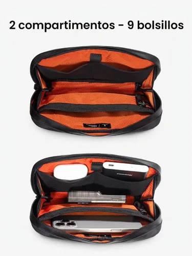 Vista 3 de ALPAKA Elements Tech Case Mini Tech Pouch 1.5L Bolsa para cables Negro Negro-1.5L-X-Pac VX42