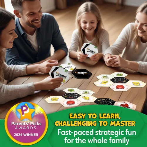 Vista 4 de Groopic Monster's Style - Giro galardonado y divertido en el amado juego de Rummy. Juegos de mesa para niños de 8 a 12 años y familias, innovador