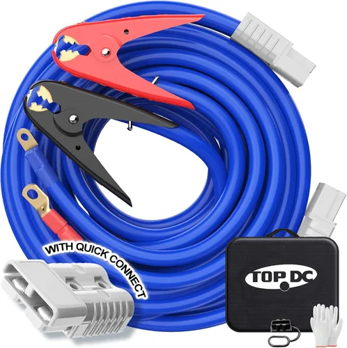 Vista 9 de TOPDC - Cables de puente de conexión rápida extra largos y resistentes