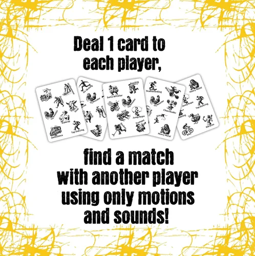 Vista 2 de Match Mob - Juego de fiesta de ritmo rápido para grupos grandes - Divertido juego de 1 minuto con movimiento para adultos, adolescentes y niños
