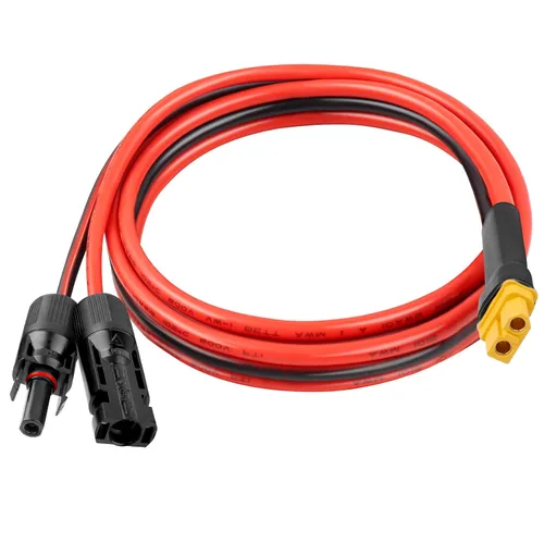 Vista 16 de Cable de extensión solar XT60 de 10 AWG 2 3 6 10 15 20 25 35 40 50 75 100 pies XT60 adaptador de conector de extensión solar más grueso cable hembra