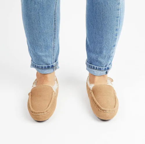 Vista 5 de Dearfoams Fireside - Mocasines de oveja para mujer