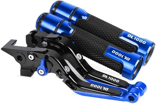 Vista 18 de Motocicleta para Suzuki DL1000 V-Strom 2002 2003 2004 2005 2006-2016 Frenos de motocicleta Barra de acoplamiento Palancas de embrague de freno Negro1