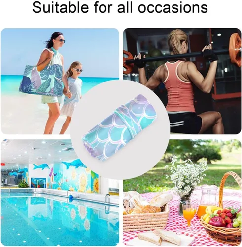 Vista 6 de Blueangle Funny Fishes - Bolsa para pañales de tela, traje de baño y viajes, bolsas húmedas resistentes al agua, perfectas para ropa húmeda