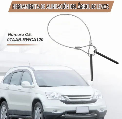 Vista 2 de X AUTOHAUX herramienta de alineación de árbol de levas Compatible con Honda Accord 2003-2013,2015-2017 herramienta de bloqueo de árbol de levas