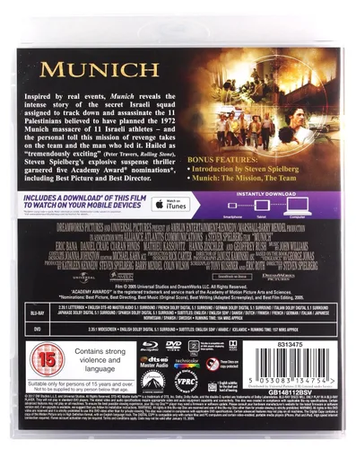 Vista 2 de Munich UK Premium Collection Blu-Ray + DVD + Digital HD + Ltd Ed Art Cards Region Free