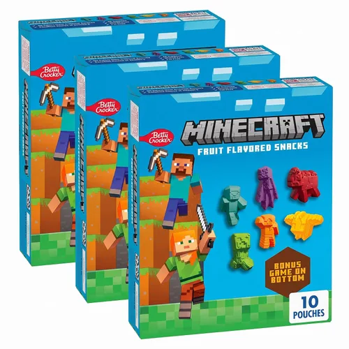 Vista 9 de Minecraft Snacks con sabor a frutas, 17.6 onzas, 22 bolsas