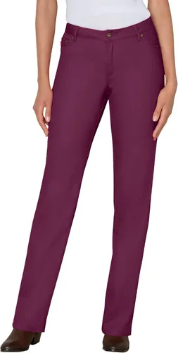Vista 10 de Woman Within Jeans elásticos de pierna recta de 5 bolsillos Banana