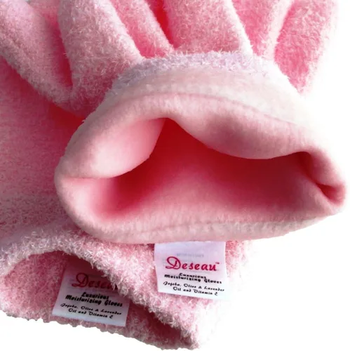 Vista 7 de Guantes hidratantes – Lujosa microfibra suave con forro de gel termoplástico infundido con aceites botánicos, un par