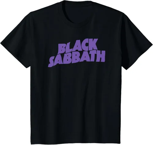Vista 23 de Black Sabbath Camiseta con logotipo morado