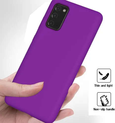 Vista 5 de Funda para Galaxy Note 20, policarbonato duro de doble capa y goma de silicona suave, ajuste delgado, funda protectora para Samsung Galaxy Note 20