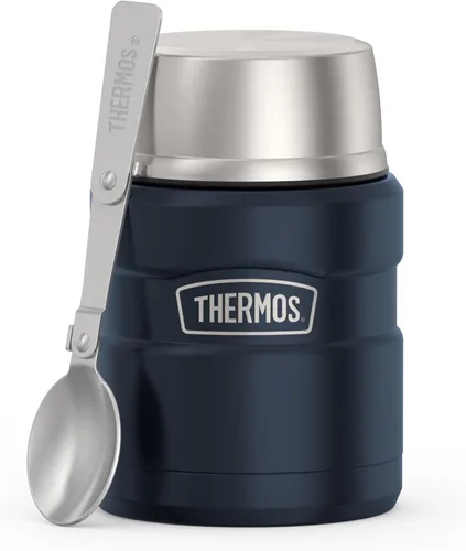 Vista 12 de THERMOS Stainless King - Tarro de alimentos aislado al vacío con cuchara, 16 onzas, verde militar mate Stainless Steel Insulated Food Container