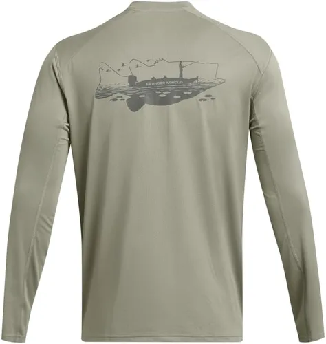 Vista 4 de Under Armour Manga larga con gráfico Iso-chill Shorebreak Back para hombre