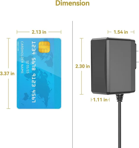 Vista 4 de Adaptador de 5 V CA/CC compatible con Yealink T29G T32G T33G T38G MP56 T48U T46U T48G T57W SIP-T54W Teléfono IP YLPS052000B1-US YLPS052000B-US