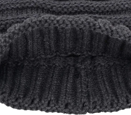 Vista 4 de Simplicity Gorro de invierno cálido unisex grueso y suave