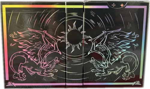 Vista 2 de Dragon Roar - Juego de cartas de póquer con fluorescencia, baraja de cartas novedosas para mazos de cartas, juegos de fiesta (1 unidad, blanco)