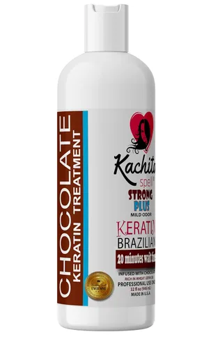 Vista 6 de Nuevo kit de soplado de queratina de chocolate Kachita Spell - 32 onzas líquidas, juego de tratamiento capilar más eficaz