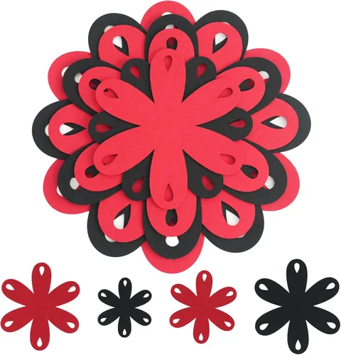 Vista 9 de 20 protectores de fieltro para ollas y sartenes más grandes y gruesos, almohadillas separadoras de ollas coloridas de 9/12/14/16 pulgadas para Azul