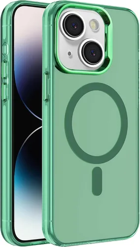 Vista 28 de S. Tedazo Funda magnética para iPhone 7/8 Plus (5.5 pulgadas) compatible con MagSafe, [no amarillenta] delgada, a prueba de golpes, funda para Negro