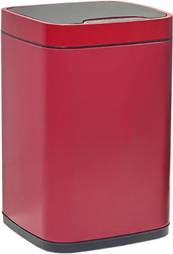 Vista 10 de Garbage bin Square Automatic Trash Can with Lid Stainless Steel Smart Induction Trash Can Household Bedroom Living Room Trash Can, 2.3 Gallons/3.1