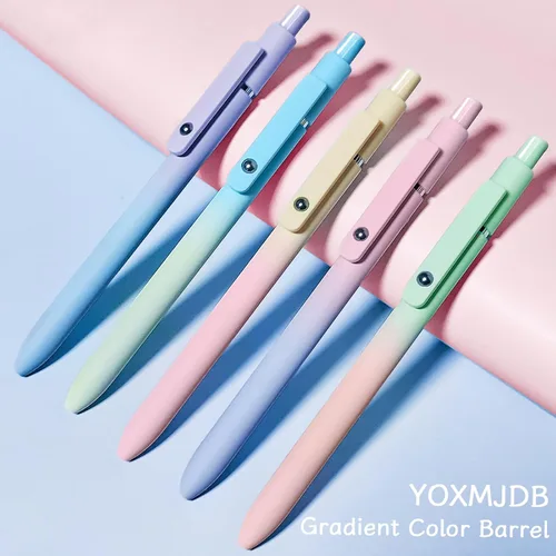 Vista 2 de YOXMJDB Bolígrafos de gel, 10 piezas de bolígrafos de escritura suave de punta media, bolígrafos lindos para mujeres, serie de alta gama bolígrafos
