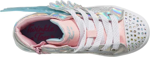Vista 5 de Skechers Unisex-Child Twinkle Toes TWI-Lites 2.0-Unicorn Wings Sneaker