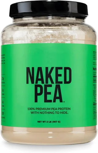 Vista 21 de NAKED Aislado de proteína de guisante de chocolate de granjas norteamericanas, solo 3 ingredientes, proteína vegana de chocolate, certificado NSF