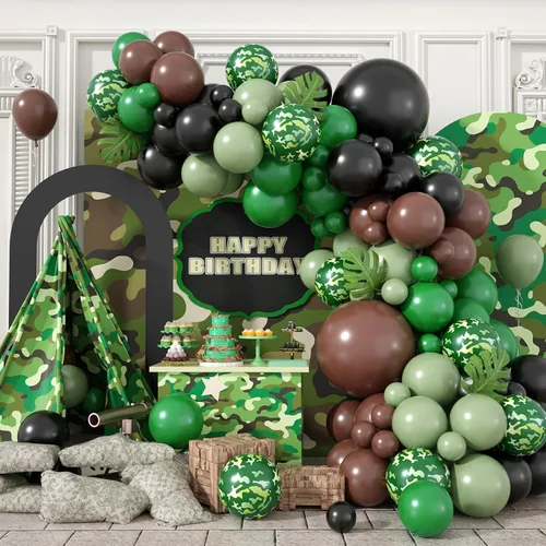 Vista 14 de Kit de guirnalda de arco de globos de Halloween, globos negros y rosados, globos de murciélago de aluminio fantasma para la familia, fondo de fiesta
