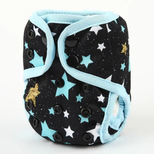 Vista 2 de Pañal para bebé recién nacido 8lbs-10lbs (estrellas)