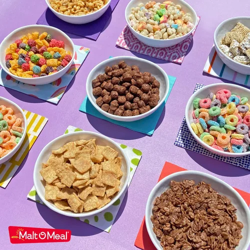 Vista 7 de Malt-O-Meal Cocoa Dyno Bites® sin gluten para niños, cereal para el desayuno tamaño familiar en bolsa a granel, 25 onzas - 1 unidad (paquete de 2)