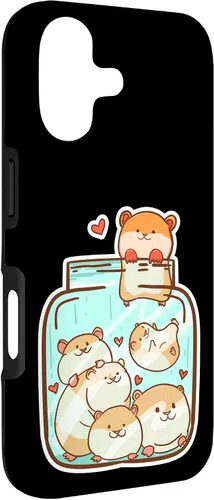 Vista 3 de Hamsters in a Jar Cute Animal Hammy Owner Pet Lover Gift Case for iPhone 17