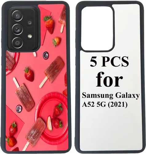 Vista 8 de 5 fundas para teléfono en blanco de sublimación compatibles con Samsung Galaxy A11, 2 en 1 2D de goma suave TPU en blanco fácil de sublimar DIY
