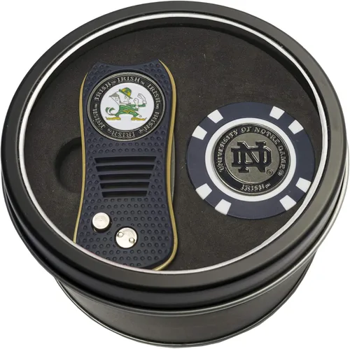 Vista 50 de Team Golf NCAA - Juego de regalo de lata unisex para adultos con herramienta Switchfix Divot y chip de golf