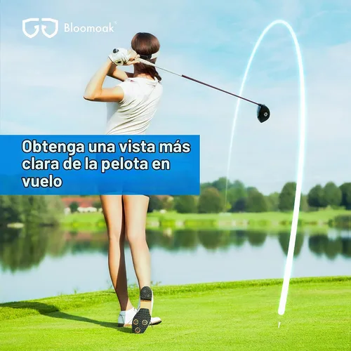 Vista 3 de Bloomoak Gafas de sol deportivas para golf, protección UV400 envolvente/marco ventilado que evita el empañamiento/claridad visual superior