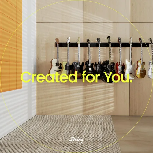 Vista 8 de String Swing Soporte de Pared para Guitarra, Soporte para Guitarra de Múltiples Guitarras, Soporte de Guitarra Colgante para Guitarras Acústicas