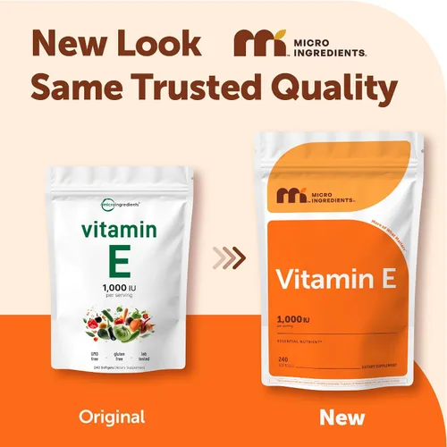 Vista 2 de Cápsulas blandas de vitamina E, 1200 IU, 240 unidades, promueve la piel, antioxidante e inmune, píldoras líquidas de aceite de vitamina E premium