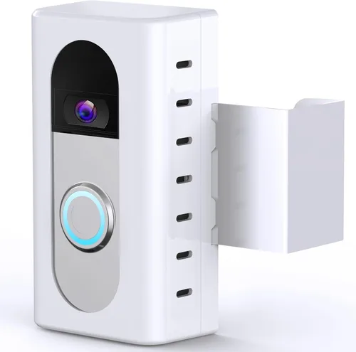 Vista 10 de KIMILAR Soporte Antirrobo para Timbre de Video Compatible con Timbre de Video Inalámbrico Ring/Blink, Accesorios de Soporte de Montaje Ajustable
