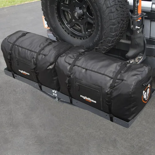 Vista 5 de Rightline Gear Bolsa de lona impermeable para viajes, 4 por 4 pies, color negro, Negro -, Bolsa de lona