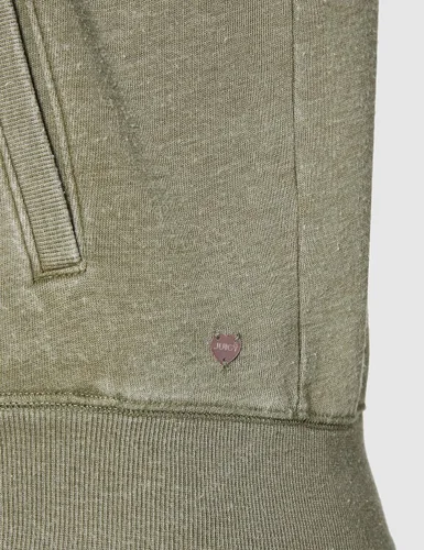 Vista 5 de Juicy Couture Monterey Pine TRK - Sudadera con capucha para mujer, diseño de punto con logo de Juicy